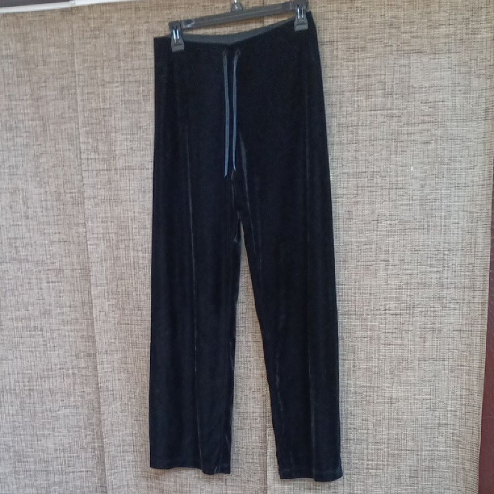 Pajamagram Black Velvet Lounge Pants